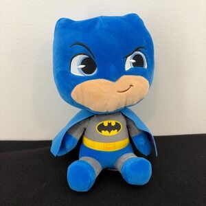 DC Comics Batman Super Hero Plush Toy With Soft Cape 9" Kohl's Cares Blue Cute